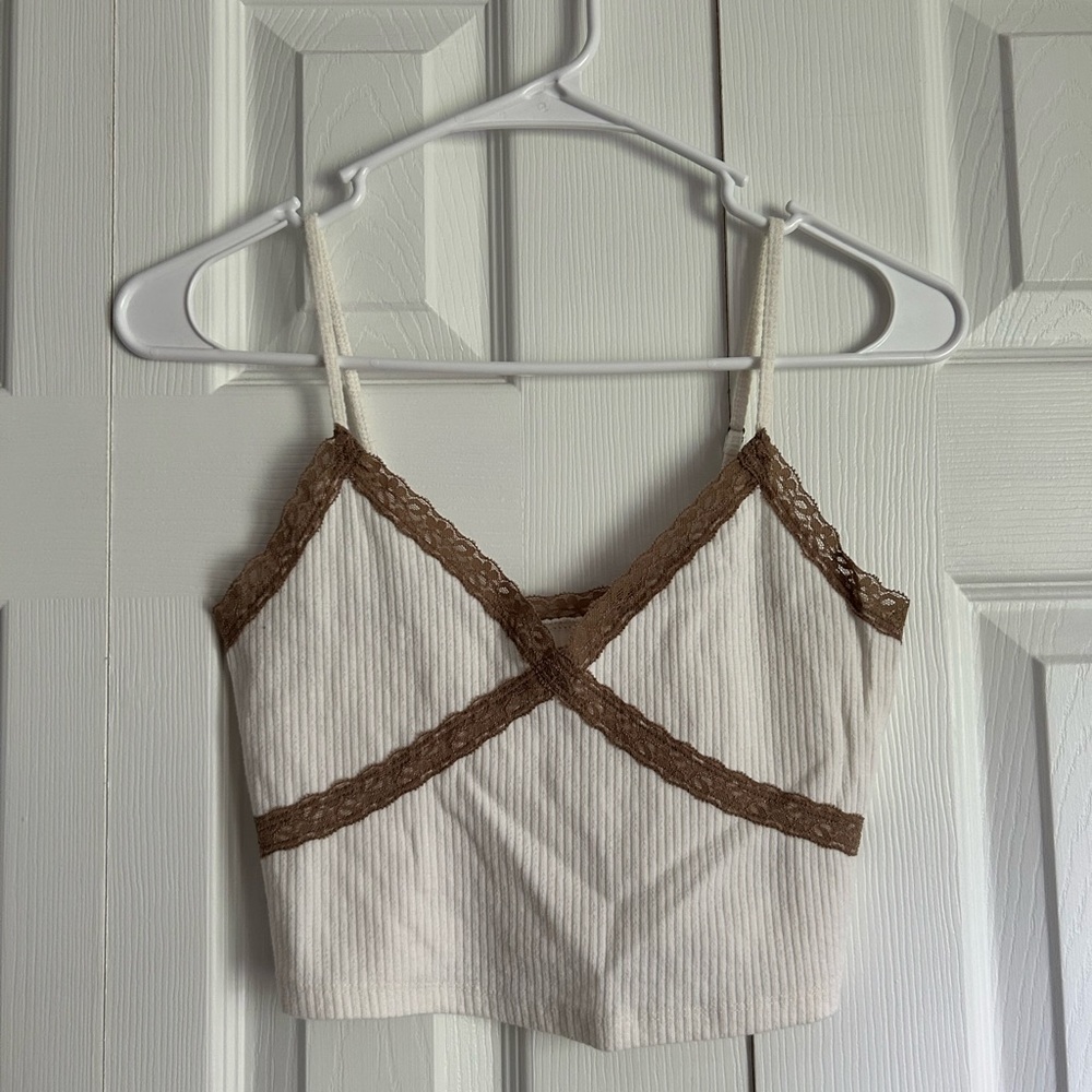 Aeropostale Lace Trim Tank